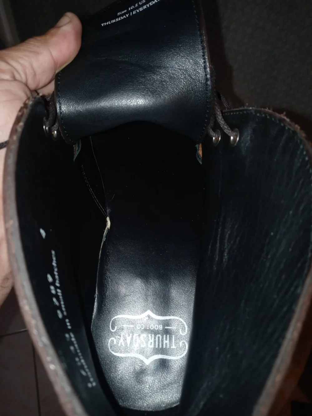 Thursday Boot Company pre owned